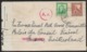 1944 NEW ZEALAND, NGARUAWAHIA To RC GENEVA - DOUBLE CENSOR - GERMAN Ax (Paris Commission) - Lettres & Documents