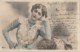 E21- ARTISTE  FEMME - FRAU - LADY - CAVALIERI - PAR REUTLINGER , PARIS  - (OBLITERATION DE 1903 - 2 SCANS) - Artistes