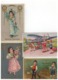 20 Oude Wenskaarten Met Kindjes,meeste Geschreven En Afgestempeld Begin 1900 - 5 - 99 Cartoline