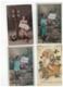 20 Oude Wenskaarten Met Kindjes,meeste Geschreven En Afgestempeld Begin 1900 - 5 - 99 Postales