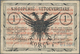 Albania / Albanien: Pair With 1/2 And 1 Frange 1917 Of The Albanian Self Government, P.S141a, S142b, - Albanie