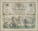 Austria / Österreich: Privilegirte Oesterreichische National-Bank 10 Gulden 1863, P.A89, Tiny Border - Austria
