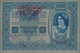 Austria / Österreich: 1000 Kronen 1902 (1919) With Stamp "Note Echt, Stempel Falsch" P.57b (XF) And - Autriche
