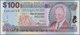 Barbados: Pair Of The 100 Dollars 2007, One With Signature Williams And One With Signature Worrell, - Barbados