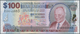 Barbados: Pair Of The 100 Dollars 2007, One With Signature Williams And One With Signature Worrell, - Barbados (Barbuda)