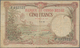 Belgian Congo / Belgisch Kongo: 5 Francs 1930 P.8e (F) And 20 Francs 1948 P.15f (F-). (2 Pcs.) - Sin Clasificación