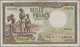 Belgian Congo / Belgisch Kongo: 1000 Francs 1947, P.19a, Great And Highly Rare Banknote, Rusty Spot - Ohne Zuordnung