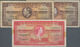 Bermuda: Nice Lot With 3 Banknotes 5 Shillings 1937 P.8b (F-/F), 5 Shillings 1957 P.18b (F) And 10 S - Bermudas