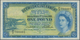 Bermuda: 1 Pound 1966, P.20d, Excellent Condition With A Soft Vertical Bend At Center Only: XF - Bermuda