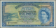 Bermuda: Bermuda Government 1 Pound 1966, P.20d, Still Strong Paper And Bright Colors, Just Some Fol - Bermudas