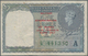 Burma / Myanmar / Birma: Lot With 4 Banknotes 1, 5, 10 And 100 Rupees ND(1945), All With Overprint “ - Myanmar