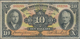 Canada: The Dominion Bank 10 Dollars 1935, P.S1034, Still Nice With A Few Folds And Lightly Toned Pa - Canada