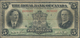 Canada: The Royal Bank Of Canada 5 Dollars 1927, P.S1383, Still Intact With Stained Paper And Some F - Canada