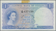 Ceylon: Pair With 1 Rupee Government Of Ceylon 1938 P.16c (VF/VF+) And 1 Rupee Central Bank Of Ceylo - Sri Lanka