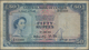 Ceylon: 50 Rupees 1952, P.52, Rare Banknote, Small Graffiti At Lower Center On Front And Lightly Ton - Sri Lanka