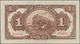 China: Russo-Asiatic Bank, HARBIN Branch Pair Of The 1 Ruble ND(1917), P.S474 With Consecutive Seria - China