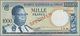 Congo / Kongo: 1000 Francs 1964 SPECIMEN, P.8s, Almost Perfect Condition With A Few Minor Creases At - Zonder Classificatie