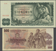 Czechoslovakia / Tschechoslowakei: Huge Lot With 25 Banknotes 1 - 1000 Korun 1949-1989, P.68-71a, 78 - Tsjechoslowakije