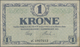 Denmark  / Dänemark: Pair With 1 Krone 1921 P.12g (F+) And 50 Kroner 1966 P.45a (F+). (2 Pcs.) - Dänemark