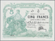 Djibouti / Dschibuti: Djibouti – French Somaliland, Banque De L'Indo-Chine 5 Francs 1923 SPECIMEN, P - Dschibuti