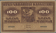 Estonia / Estland: Pair With 100 Marka 1919 P.48a (F, Taped On Back) And 100 Krooni 1935 P.66 (F-). - Estland