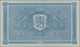 Finland / Finnland: 500 Markkaa 1944, Litt. B, P.89, Great Original Shape With A Vertical Fold At Ce - Finlandia