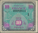 France / Frankreich: Pair Of The 10 Francs 1944 Allied Forces REPLACEMENT Notes With Large Letter "X - Otros & Sin Clasificación