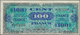 France / Frankreich: Pair Of The 100 Francs Allied Forces 1944, Both With Block Number "9", P.123d I - Sonstige & Ohne Zuordnung