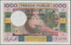 French Afars & Issas: Trésor Public - Territoire Français Des Afars Et Des Issas 1000 Francs ND(1973 - Andere & Zonder Classificatie