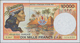 French Pacific Territories / Franz. Geb. Im Pazifik: Institut D'Émission D'Outre-Mer Pair With 5000 - Frans Pacific Gebieden (1992-...)