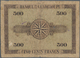 Guadeloupe:  Banque De La Guadeloupe 500 Francs ND(1942) With Signature: "Directeur" Marconnet, P.24 - Otros – América