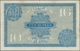 India / Indien: 10 Rupees ND P. 7b, Used With Vertical And Horizontal Fold, 2 Pinholes At Left, Cris - India