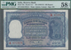 India / Indien: 100 Rupees ND(1949-57), P.43a In UNC With Staple Holes As Usually, PMG Graded 58 Cho - Indien