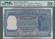 India / Indien: 100 Rupees ND(1949-57), P.43a In UNC With Staple Holes As Usually, PMG Graded 58 Cho - India