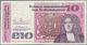 Ireland / Irland: Ireland Republic Pair With 10 Pounds 1992 In F Condition With Several Handling Tra - Irlanda