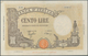 Italy / Italien: Set Of 5 Notes 100 Lire 1943/44 P. 67, All In Similar Condition, Light Folds In Pap - Otros & Sin Clasificación