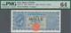 Italy / Italien: 1000 Lire 1944 P. 77, Highly Rare Note, With Only A Very Very Light Center Dint, No - Otros & Sin Clasificación