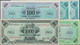 Italy / Italien: Set Of 5 Notes Allied Military Currency Containing 50 Lire 1943, 50, 100, 500 & 100 - Sonstige & Ohne Zuordnung