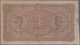 Italy / Italien: Banco Di Napoli 25 Lire 1883 P. S843, Rare Note With Vertical And Horizontal Folds, - Otros & Sin Clasificación