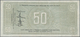 Italy / Italien: Rare Assignat "Il Banco Di Roma" 50 Lire 1944 With Watermark On Security Paper, Lig - Otros & Sin Clasificación