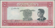 Jordan / Jordanien: 5 Dinars L.1949 (1952), P.7, Still Crisp Paper And Bright Colors With A Few Fold - Jordania