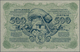 Latvia / Lettland: 500 Rubli 1920, P.8c, Highly Rare Banknote In Excellent Condition With A Vertical - Letonia