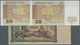 Latvia / Lettland: Set With 3 Banknotes 20 Latu 1935 P.30 (VF), 20 Latu 1992 P.45 (UNC) And 20 Latu - Letonia