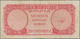 Libya / Libyen: Pair With ¼ And 5 Libyan Pounds 1963, P.30, 31, Both In About F- To F Condition. (2 - Libia