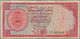 Libya / Libyen: Pair With ¼ And 5 Libyan Pounds 1963, P.30, 31, Both In About F- To F Condition. (2 - Libia