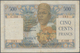 Madagascar: Set Of 2 Notes Madagascar / Comores Containing 500 Francs 1950 P. 47a, Used With Folds, - Madagascar