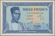 Mali: Banque De La République Du Mali 1000 Francs 1960, P.4, Great Condition With Soft Vertical Bend - Mali