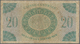 Martinique: Caisse Centrale De La France D'Outre-Mer 20 Francs L.1944, P.24, Rusty Pinholes, Margin - Otros & Sin Clasificación