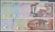 Mauritius: Set Of 5 Different Banknotes Containing 25, 50, 200, 500 & 1000 Rupees 1999 P. 49-54, All - Mauricio