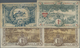 Monaco: Principauté De Monaco Set With 5 Banknotes Comprising 25 Centimes P.2a (F+), 50 Centimes P.3 - Mónaco